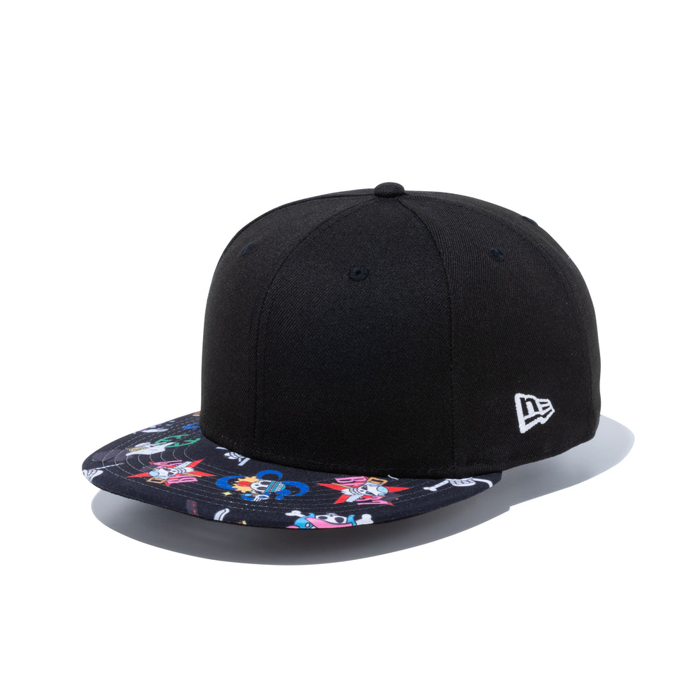 9FIFTY ONE PIECE ワンピース バイザープリント ブラック