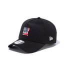 9FORTY A-Frame NEW ERA スクエアロゴ USフラッグ ブラック