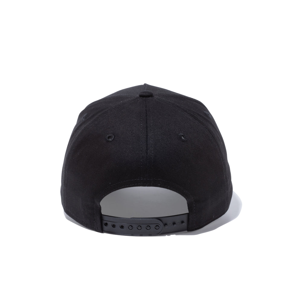 9FORTY A-Frame NEW ERA スクエアロゴ フラッグロゴ ブラック