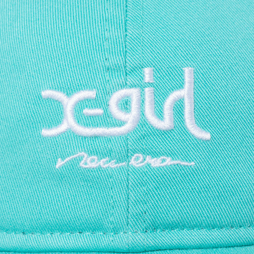 9THIRTY X-girl ミルズロゴ new era クリアミント × スノーホワイト