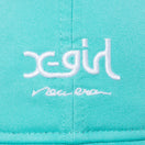 9THIRTY X-girl ミルズロゴ new era クリアミント × スノーホワイト