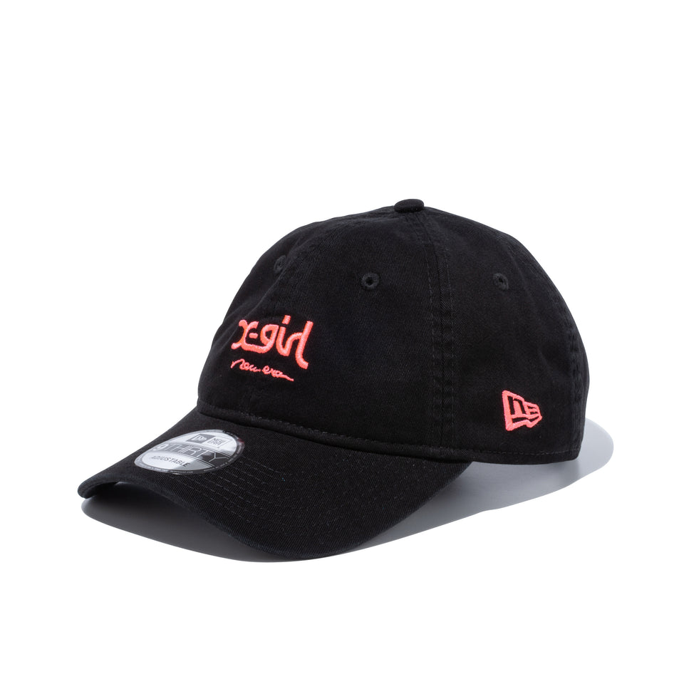 9THIRTY X-girl ミルズロゴ new era ブラック × サンセットオレンジ | NEW ERA ニューエラ公式オンラインストア