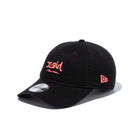9THIRTY X-girl ミルズロゴ new era ブラック × サンセットオレンジ