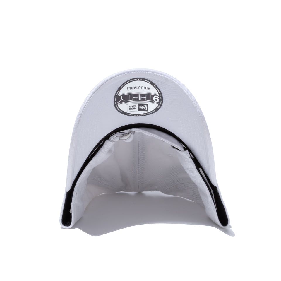 9THIRTY バイザー ミニロゴ NEW ERA ホワイト