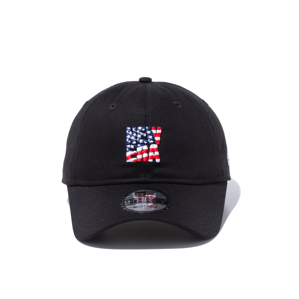 9THIRTY NEW ERA スクエアロゴ USフラッグ ブラック