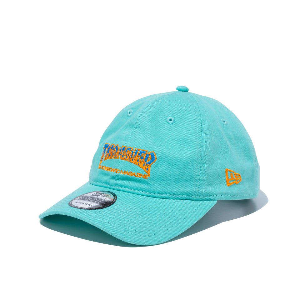 9TWENTY THRASHER マガジンロゴ ブルーティント