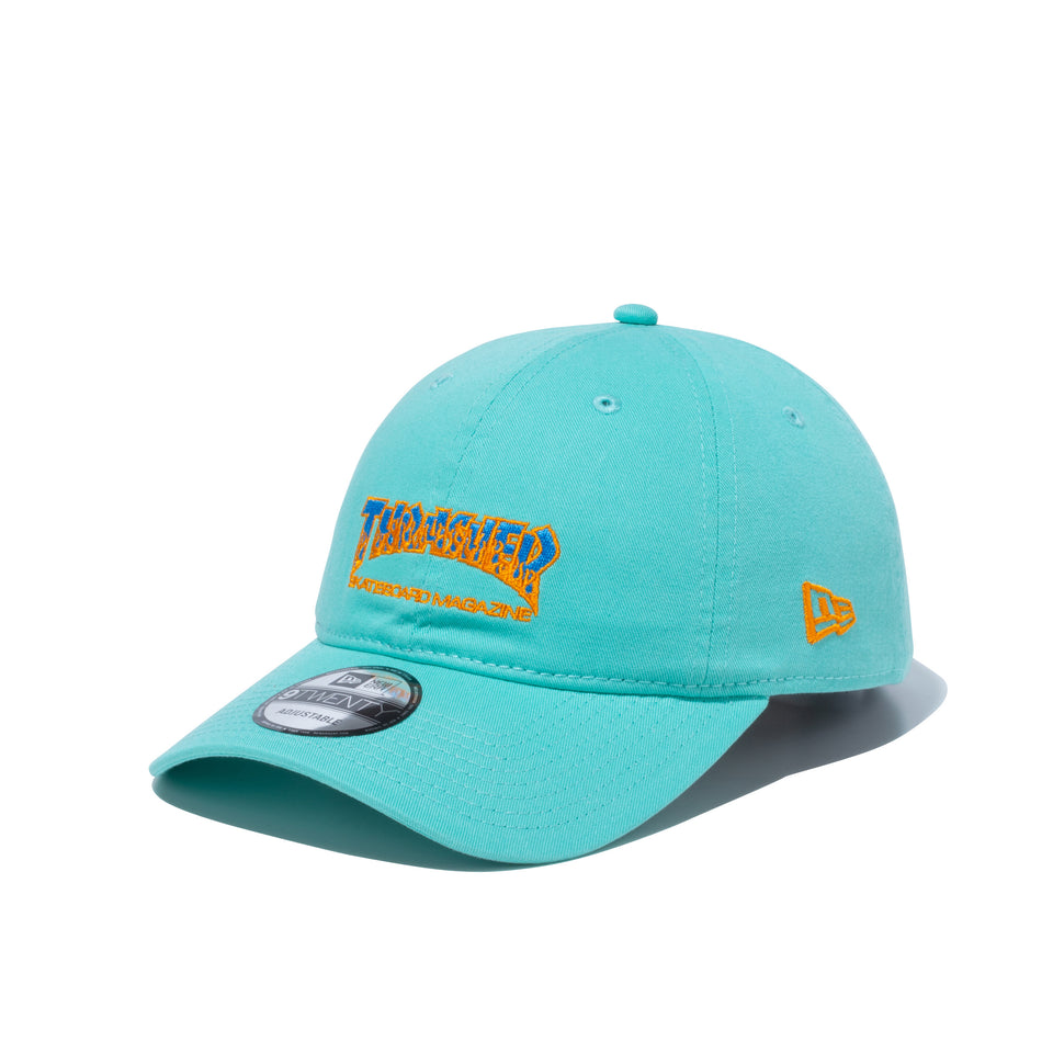 9TWENTY THRASHER マガジンロゴ ブルーティント