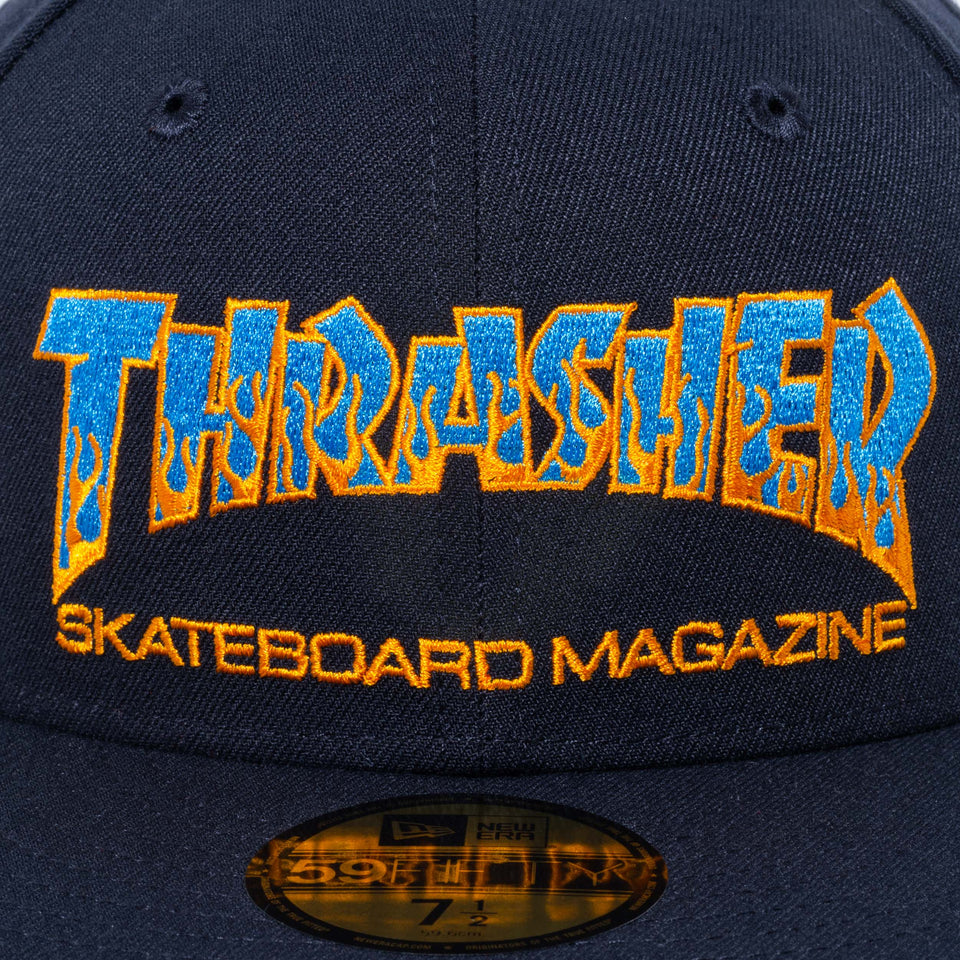 59FIFTY THRASHER マガジンロゴ ネイビー