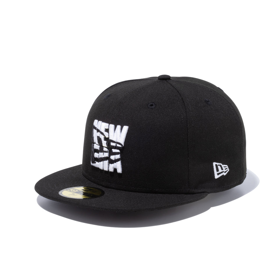 59FIFTY NEW ERA スクエアロゴ フラッグロゴ ブラック