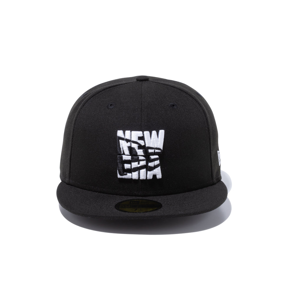 59FIFTY NEW ERA スクエアロゴ フラッグロゴ ブラック