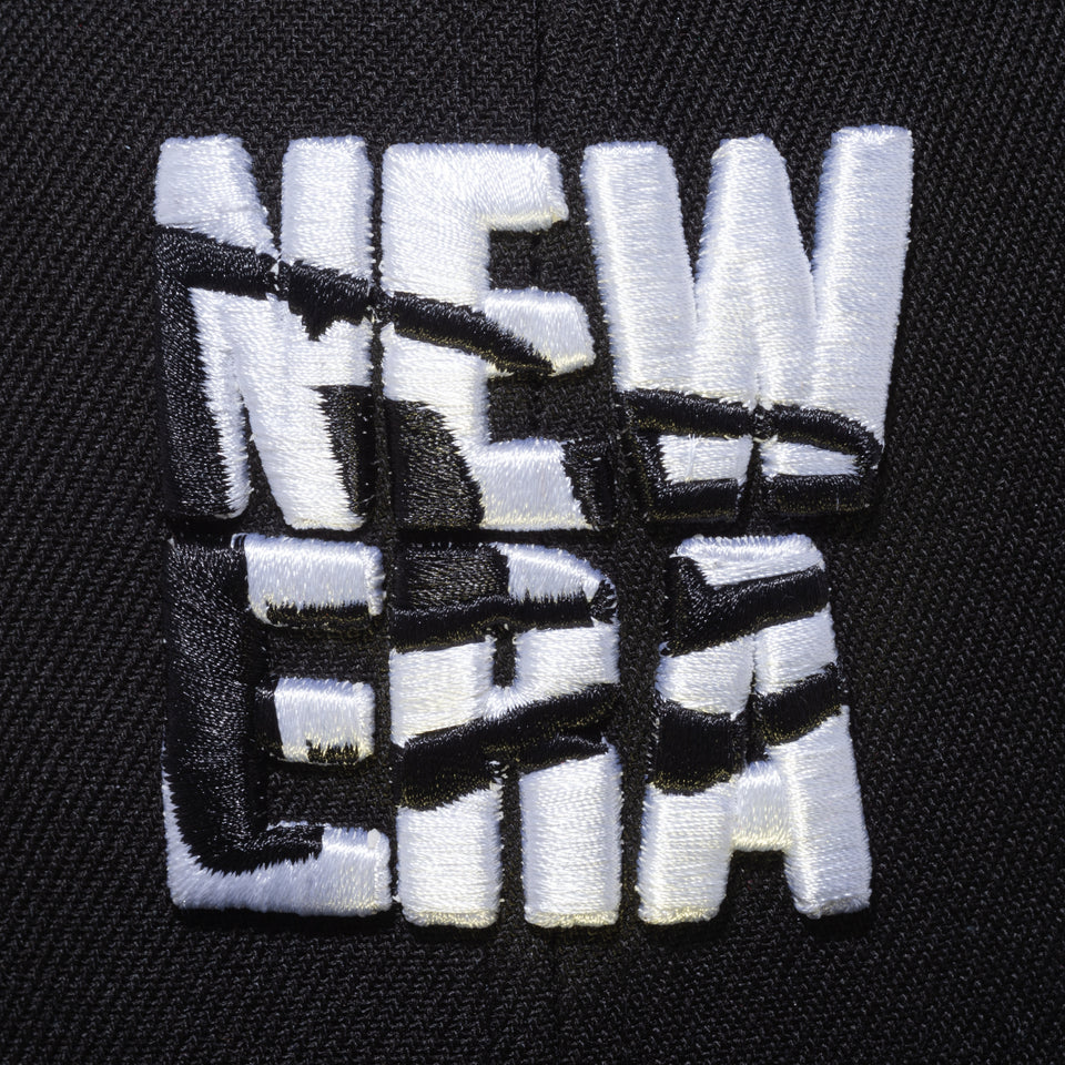 59FIFTY NEW ERA スクエアロゴ フラッグロゴ ブラック