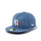 59FIFTY ウィズフェザー ニューヨーク・ヤンキース ウォッシュドデニム