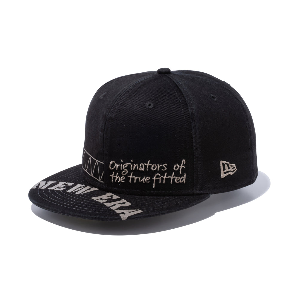 59FIFTY Military ミリタリー エンブロイダリー プリント ブラック