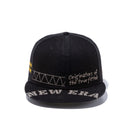 59FIFTY Military ミリタリー エンブロイダリー プリント ブラック