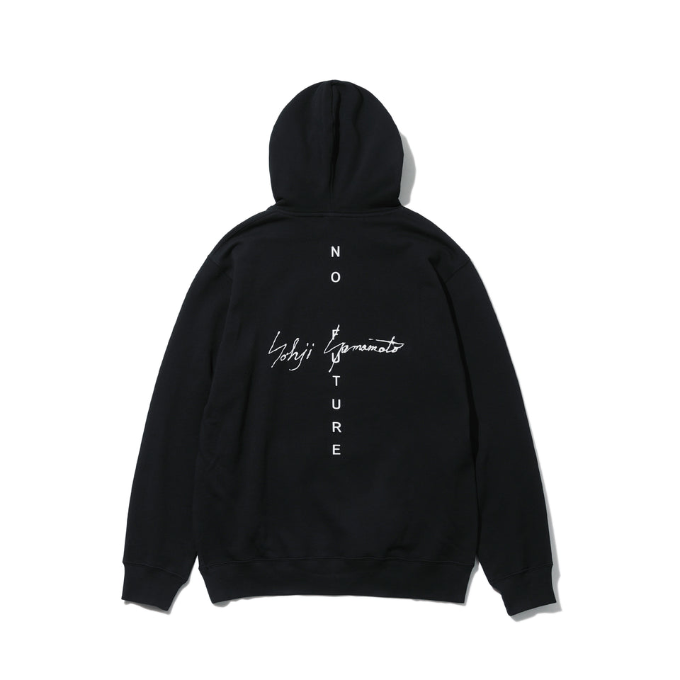 裏毛 プルオーバーフーディー Yohji Yamamoto FW21 NO FUTURE ブラック