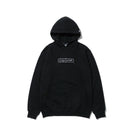 裏毛 プルオーバーフーディー Yohji Yamamoto FW21 ボックスロゴ ブラック