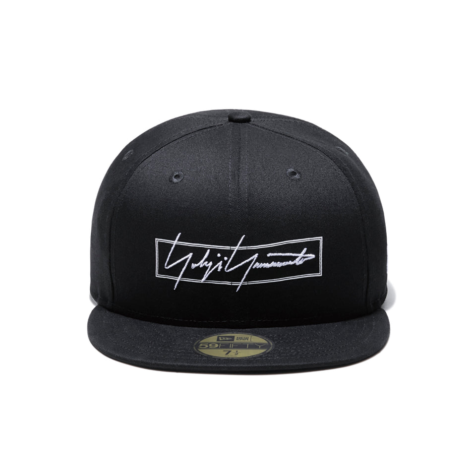 59FIFTY Yohji Yamamoto FW21 コットンツイル ボックスロゴ ブラック
