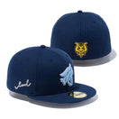 59FIFTY 5lack マルチロゴ ネイビー グレーアンダーバイザー - 12863262-700| NEW ERA ニューエラ公式オンラインストア