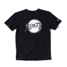 Youth 半袖 コットン Tシャツ 鬼滅の刃 タイトルロゴ ブラック