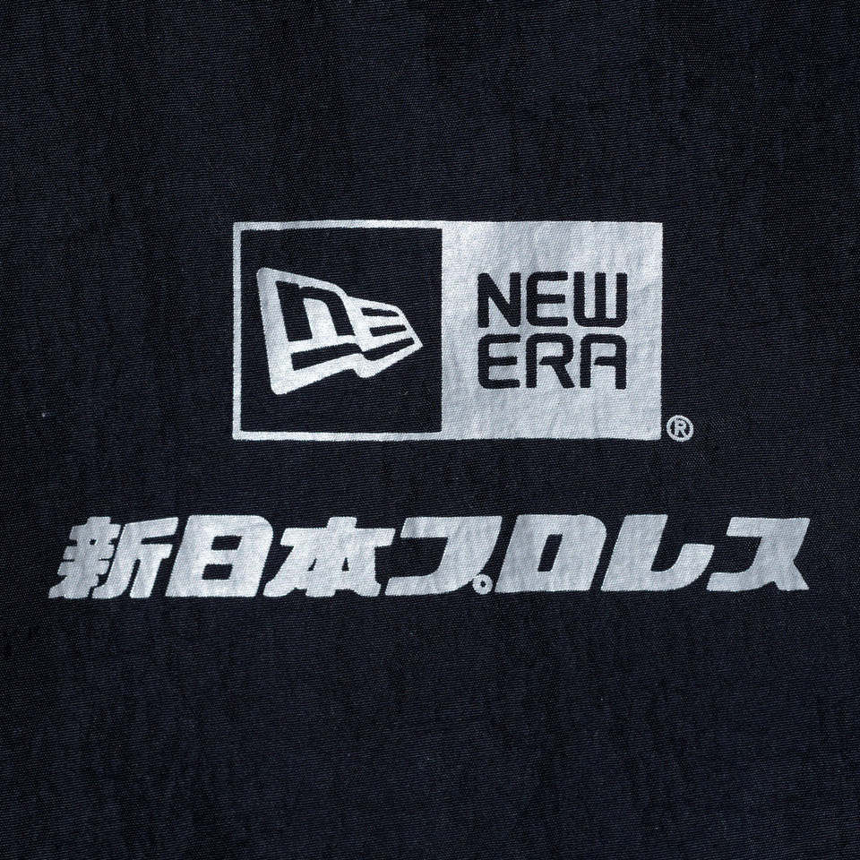 トラックパンツ 新日本プロレス ロゴ ブラック リフレクタープリント