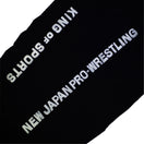 トラックパンツ 新日本プロレス ロゴ ブラック リフレクタープリント