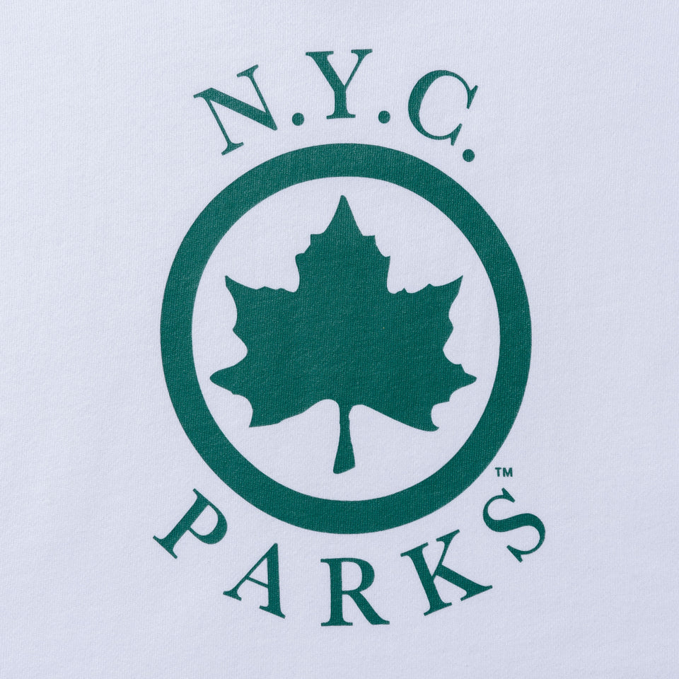 裏毛 スウェット プルオーバー フーディー NYC パークロゴ ホワイト