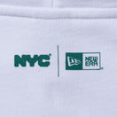 裏毛 スウェット プルオーバー フーディー NYC パークロゴ ホワイト