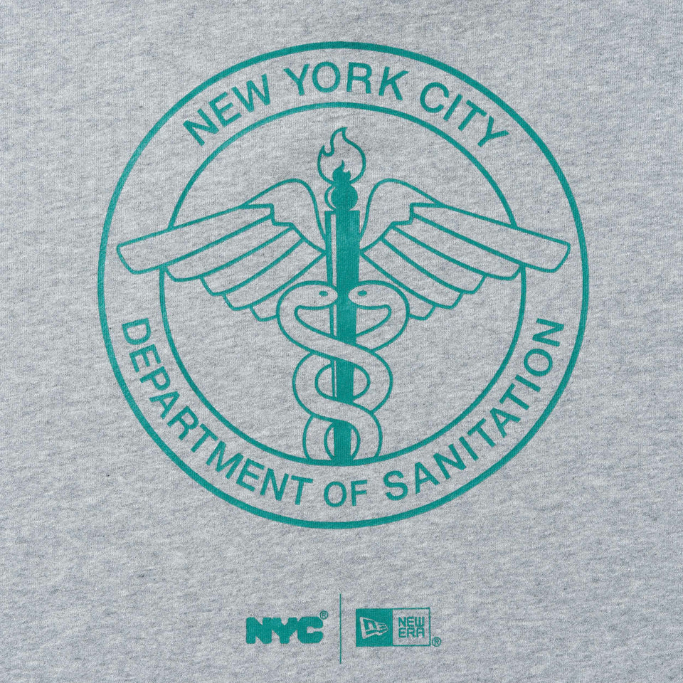 裏毛 スウェット プルオーバーフーディー NYC DSNY グレー