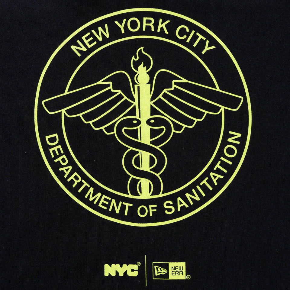 裏毛 スウェット プルオーバーフーディー NYC DSNY ブラック