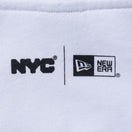 裏毛 スウェット プルオーバー フーディー NYC チャンキーロゴ ホワイト