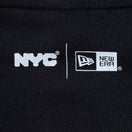 裏毛 スウェット プルオーバー フーディー NYC チャンキーロゴ ブラック