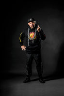 スウェット プルオーバーフーディー 新日本プロレス ライオンマーク ブラック