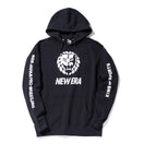 スウェット プルオーバーフーディー 新日本プロレス ライオンマーク NEW ERA ロゴ ブラック