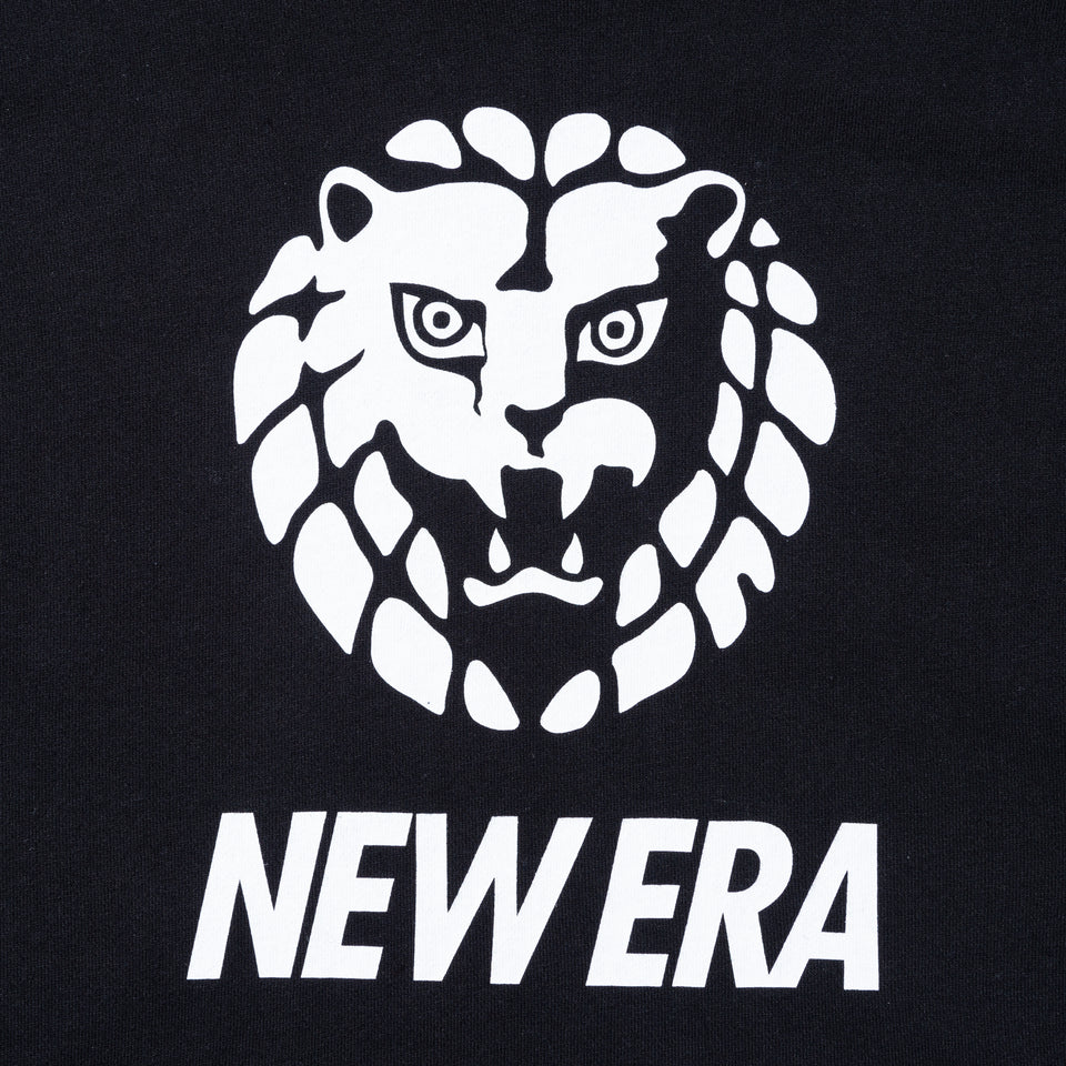 スウェット プルオーバーフーディー 新日本プロレス ライオンマーク NEW ERA ロゴ ブラック