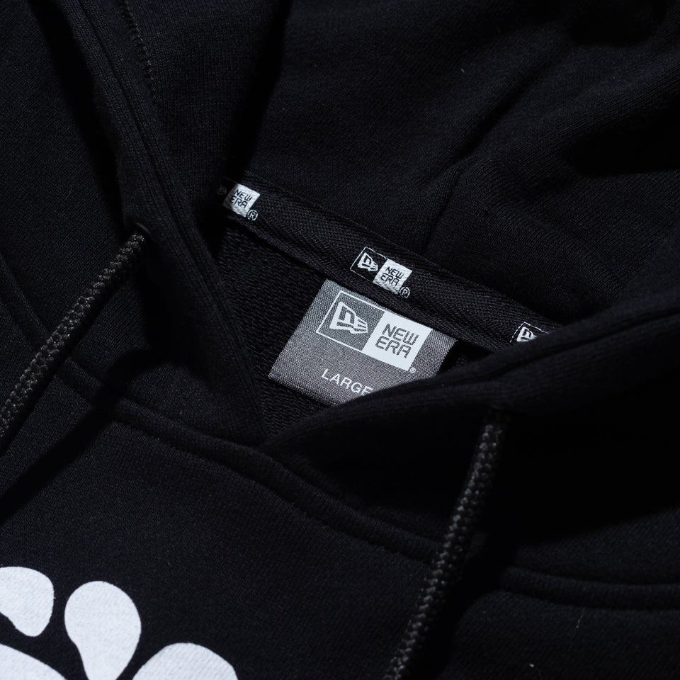 スウェット プルオーバーフーディー 新日本プロレス ライオンマーク NEW ERA ロゴ ブラック