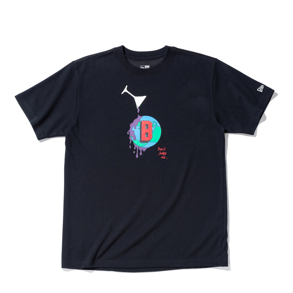 半袖 パフォーマンス Tシャツ BALLISTIK BOYZ from EXILE TRIBE Bロゴ ブラック レギュラーフィット
