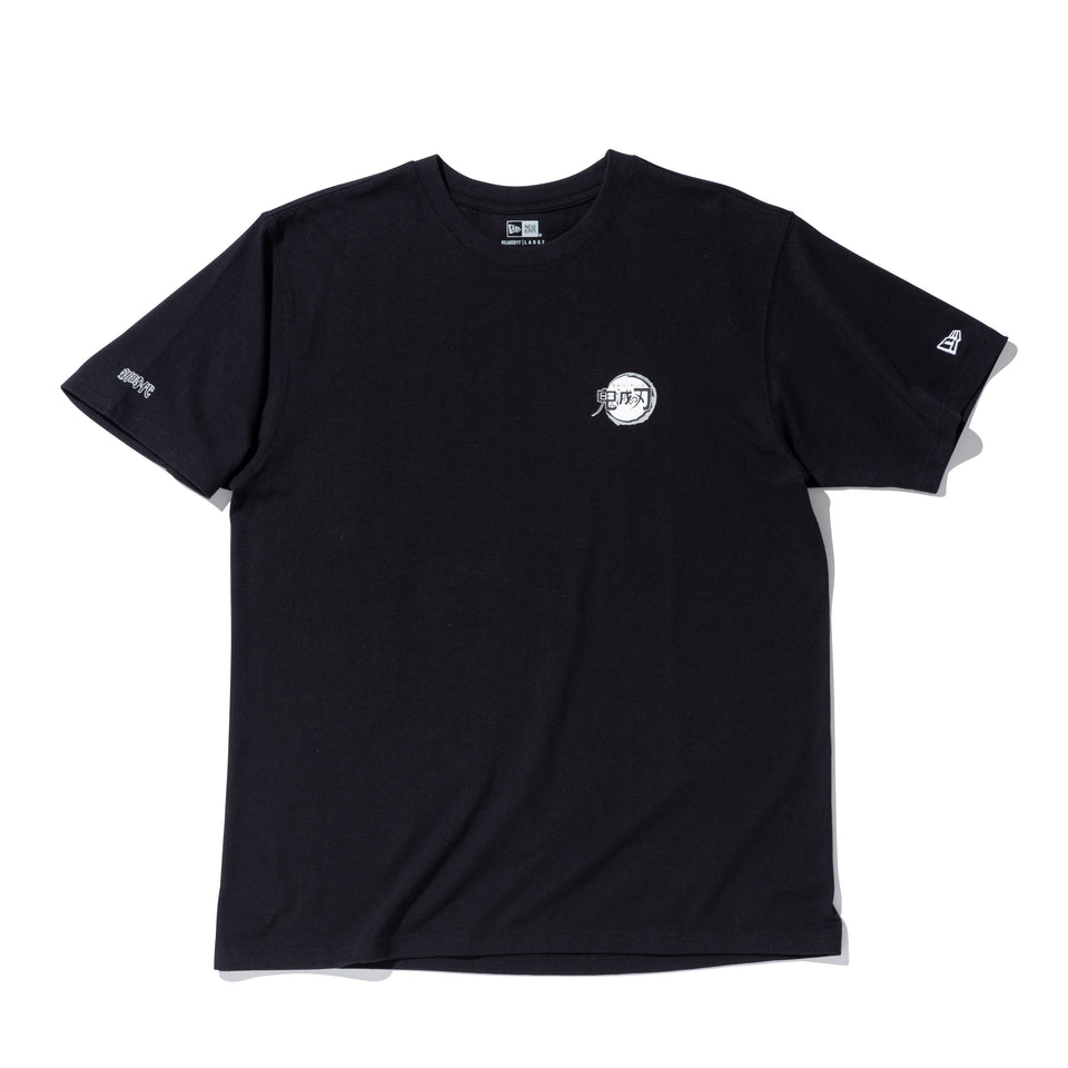 半袖 コットン Tシャツ 鬼滅の刃 タイトルロゴ ブラック リラックスフィット