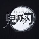 半袖 コットン Tシャツ 鬼滅の刃 タイトルロゴ ブラック リラックスフィット