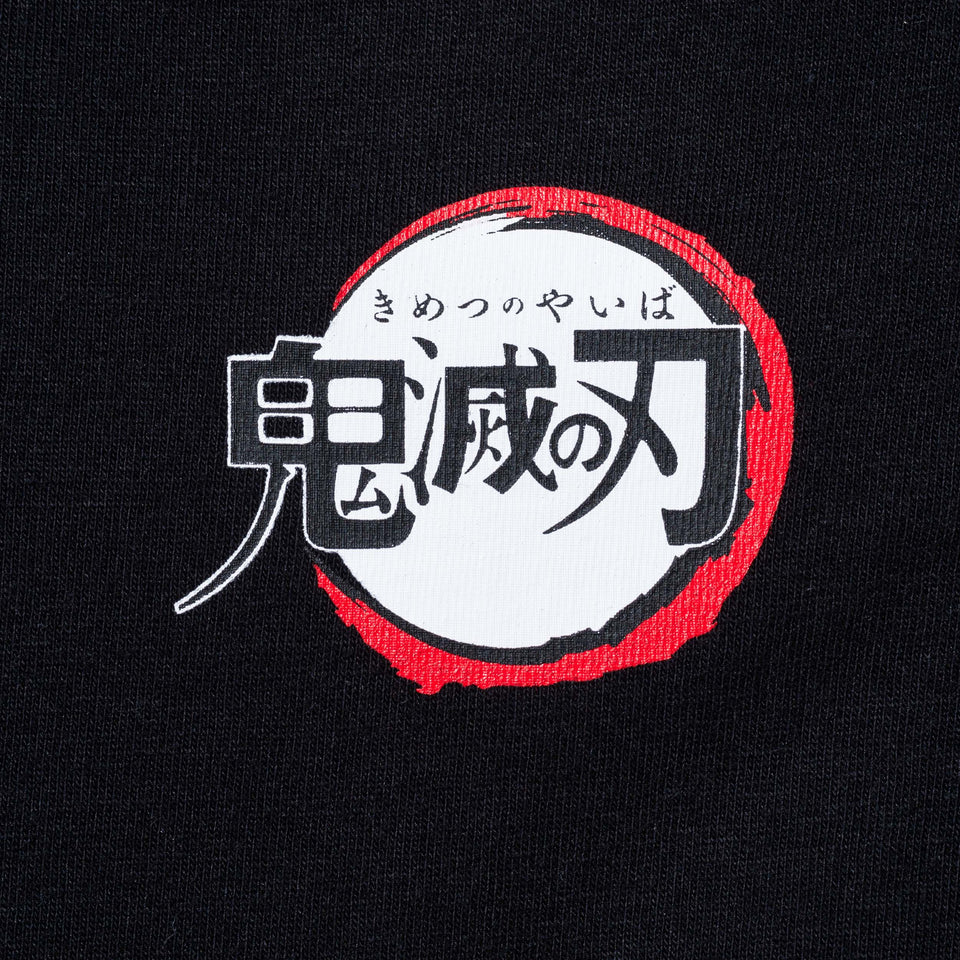 半袖 コットン Tシャツ 鬼滅の刃 柱 ブラック リラックスフィット