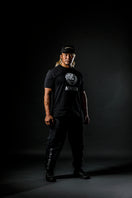半袖 コットン Tシャツ 新日本プロレス ライオンマーク NEW ERA ロゴ ブラック レギュラーフィット
