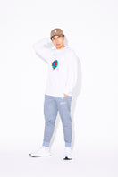 長袖 パフォーマンス Tシャツ BALLISTIK BOYZ from EXILE TRIBE Bロゴ ホワイト レギュラーフィット