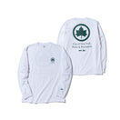 長袖 コットン Tシャツ NYC パークロゴ ホワイト レギュラーフィット