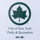 長袖 コットン Tシャツ NYC パークロゴ ホワイト レギュラーフィット