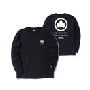 長袖 コットン Tシャツ NYC パークロゴ ブラック レギュラーフィット