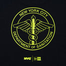 長袖 コットン Tシャツ NYC DSNY ブラック レギュラーフィット