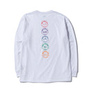 長袖 コットン Tシャツ NYC 5ボロー ホワイト レギュラーフィット