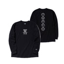 長袖 コットン Tシャツ NYC 5ボロー ブラック レギュラーフィット