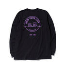 長袖 コットン Tシャツ NYC 5ボロー BROOKLYN ブラック レギュラーフィット