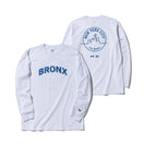 長袖 コットン Tシャツ NYC 5ボロー BRONX ホワイト レギュラーフィット