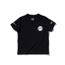 Child 半袖 コットン Tシャツ 鬼滅の刃 タイトルロゴ ブラック